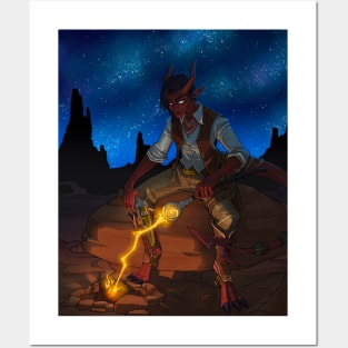 Western Tiefling Posters and Art